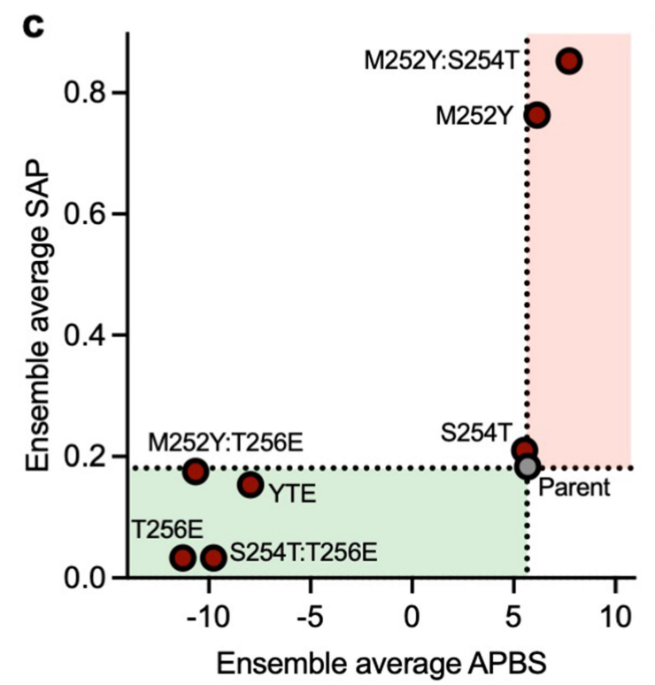 Clinical validation of Fc mutations can adjust the high viscosity of IgG1 antibodies