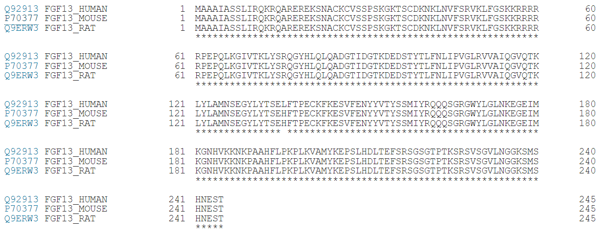 FGF13:欣欣向荣的调控分子 FGF13:欣欣向荣的调控分子