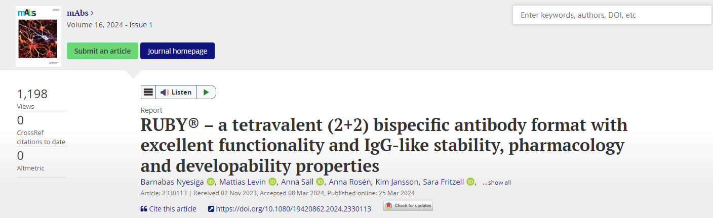 Functional and IGG-like stability pharmacology and exploitable properties of a quadrivalent bispecific antibody