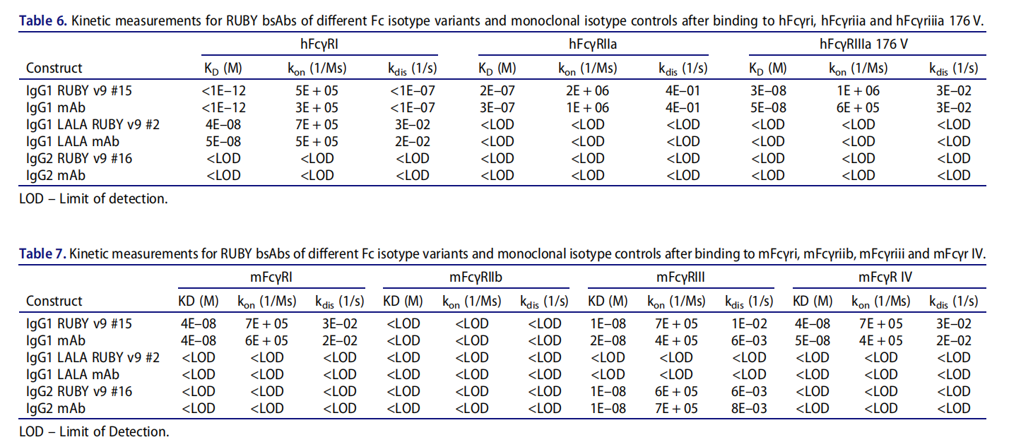 Functional and IGG-like stability pharmacology and exploitable properties of a quadrivalent bispecific antibody