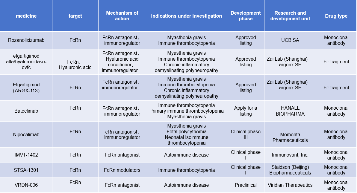Neonatal Fc receptor FcRn