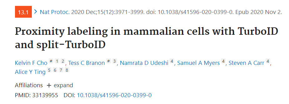 Proximity labeling in mammalian cells with TurboID and split-TurboID